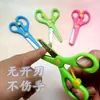 Comercio exterior tijeras infantiles multiestilo transfronterizo en stock cabeza redonda seguridad estudiantil DIY jardín de infantes corte de papel tijeras de mano