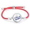 Cuerda Roja Moda Sencilla Difusor de Aceites Esenciales Aromaterapia Caja Pequeña Pulsera Redonda Accesorios de Joyería Caja de Fragancia Decoraciones