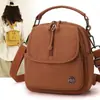 Nova Mochila Transversal de Mão para Mulheres Bolsa de Lona de Nylon Multiuso 5 em 1 Bolsa de Peito Casual de Ombro Único Pequena Alta Qualidade
