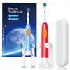 Escova de Dentes Elétrica Adulto Modelo a Pilha Seca À Prova d'Água DuPont Várias Cores Disponíveis Venda por Atacado de Fábrica Personalizado Comércio Exterior Mais Vendido
