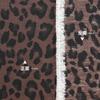 Ventas Directas de Fábrica Tela de Monofilamento de Rayón Estampado de Leopardo Tela para Vestido de Mujer de Verano Transpirable y Cómoda