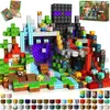 Bloques de Construcción Magnéticos Populares de Amazon Cubo Magnético Bloques de Construcción Educativo Castillo Rosa 3D Juguete para Niña
