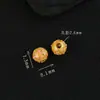 Acessórios da Série Flor de Ameixa Banhados em Prata S925 Integralmente com Ouro 24K Joias DIY Acessórios Clássicos Retrô Chineses Flor de Ameixa