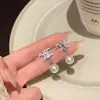 Pendientes de Perla Doble C para Mujer, Diseño de Nicho de Alta Gama, Pendientes de Estilo Francés, Nuevo Modelo 2025, Pendientes de Botón y Pendientes Colgantes Inspirados en Chanel