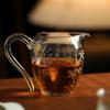 Juego de Accesorios para Taza de Té de Vidrio de Bambú Dorado y Plateado para Uso Doméstico, Divisor de Té, Separador de Mar de Té, Taza de Té Sencilla, Pieza Única