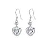 Aretes de plata esterlina 999 para mujer Corea del Sur aretes de plata pura aretes largos elegantes aretes de celebridad en línea 2020 Nueva Moda Hada