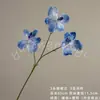 Nueva Orquídea Mariposa Phalaenopsis Vanda de Tallo Alto Flor Artificial Arreglo Floral para Sala de Estar Mesa de Comedor Decoración del Hogar Flor Artificial