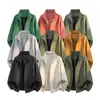26181 Chaqueta: Comercio transfronterizo, combinación de colores dopamina, chaqueta de otoño nueva, chaqueta retro americana para exteriores y para ir al trabajo, a prueba de salpicaduras