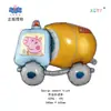 Peppa Pig Temática Serie Completa George Peppa Estilo Clip Muñeca Volador Película de Aluminio Globos Mayoreo