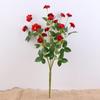 Flor Rosa Artificial Pequena, Flor Peônia Artificial, Buquê de Rosas, Rosa Pequena Casamento Decoração de Casa Flor Artificial