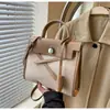 Bolso Cuadrado Pequeño para Mujer Moda Europea y Americana 2023 Nuevo Mochila de Lona Estilo Extranjero de Moda Bolso de Hombro de Gran Capacidad