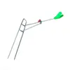 Soporte para Caña de Pescar Doble Círculo Soporte para Caña de Pescar Inserción en Tierra Simple Inserción en Tierra para Caña de Pescar Soporte de Doble Uso Bastidor Grueso para Cañas