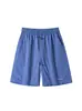 Pantalones cortos ligeros de retazos de verano para hombre con diseño bordado, pantalones casuales, pantalones cortos deportivos de baloncesto de seda helada de secado rápido hasta la rodilla