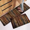 Tapete de Chão Boêmio Duas Peças para Cozinha Transfronteiriço Tapete Longo para Chão Tapete para Porta de Entrada Tapete Resistente à Sujeira