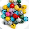 10 pintura de hierro campana grande hecha a mano diy colgante de campana de Navidad llavero material accesorios fabricantes mayoreo