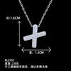 Collar de Letra Inglesa de Circonio Completo de Venta Caliente Nuevo de Amazon Transfronterizo Moda Joker Lujo Ligero Otoño e Invierno Accesorios con Sentido de Alta Gama