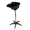 Salón de Belleza Ligero Móvil Barbería Beauty Lavabo para Lavar el Cabello Mujeres Embarazadas Niños Pacientes Lavabo para Terapia del Cuero Cabelludo Lavabo para Enjuagar