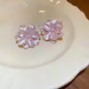 Pendientes Dulces de Pétalos de Flor Acrílicos, Estilo Festivo, Modernos, Versátiles, Elegantes, Pendientes de Gama Alta para Mujer