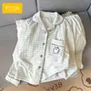 Pijama de Invierno, Franela, Engrosado, Largo, Dulce, Cálido, Lindo Moño, Se Puede Usar Afuera, Ropa para el Hogar