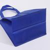 Bolsa de fundo portátil, nova bolsa de tecido não tecido revestida com sacola de compras dobrável grossa para fazer logotipo imprimível