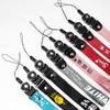Cuerda de nylon transferencia térmica puede añadir logo desmontable doble propósito dos en uno cordón para teléfono móvil cordón de reloj de dibujos animados venta al por mayor