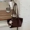 Cross2026 Otoño Invierno Nuevo Retro Versátil Simple Bolso Tote para Viajes al Trabajo Versátil Gran Capacidad Hombro Único Bolso de Mujer