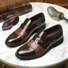 Amazon Mais Vendidos Sapatos Masculinos de Couro Casual de Negócios Antiderrapante Sapatos Casuais de Negócios Masculinos 880