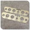 Procesamiento Profesional de Letreros de Acero Inoxidable Cepillado, Letreros Metálicos Plateados y Producción de Discos Pequeños de Color Óxido de Aluminio