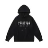 Sudadera con capucha de forro polar para hombre y mujer, sudaderas bordadas de alta calle europeas y americanas de moda Trapstar para dropshipping transfronterizo