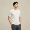 Novo Estilo Primavera/Verão 2026 85% Tencel + 15% Cashmere Gola Redonda Respirável Pulôver Camisa Básica Confortável e Estilosa Camiseta de Manga Curta
