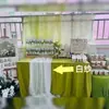 Decoração de mesa de assinatura para reunião de pais do jardim de infância: gaze verde, sem necessidade de corte, decoração ecológica