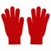 Guantes cálidos y a prueba de frío tejidos a medida para hombres y mujeres, compatibles con pantalla táctil, guantes de lana tejidos de invierno de dedo completo, transfronterizo