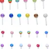 Lollipop de Celebridad de Internet Colorido Dibujos Animados 3D Accesorios para Uñas Lindos Estéreo Resina Accesorios para Uñas Diamante Artificial Pequeños Accesorios