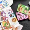Marcador de página magnético de cachorrinho fofo de desenho animado, porta-marcador de página magnético, magnetismo forte, presente para alunos do ensino fundamental e médio, prêmio para professores, material de papelaria