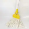 Venta al por mayor de fábrica trapeador de limpieza de algodón hierro algodón clip de plástico soporte para trapeador suministro en el extranjero