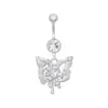 Gebei Europa y Estados Unidos anillo de acero inoxidable para piercing en el ombligo mariposa fantasma clavo de ombligo comercio exterior venta caliente piercing en el cuerpo humano