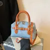 Bolso de mano Boston de alta gama para mujer, transfronterizo, nuevo de verano, bolso de hombro y bandolera para el día a día, tipo almohada