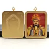 Pingente Thangka Dourado Pintado à Mão Doze Signos Oito Santos Padroeiros Souvenirs Cênicos Venda por Atacado Acessórios Céu Negro Grande Cartão