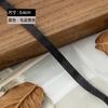 Vendas Diretas de Fábrica 0,6/0,8/1,0/1,2CM alça de ombro de lã brilhante com fundo de nylon preto e branco em estoque alça de ombro elástica