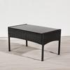 Cadeira de Rattan para Pátio Externo Mesa de Café Quatro Peças Hotel Jardim Terraço Villa Combinação de Cadeiras de Rattan Móveis de Lazer