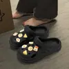 Sandalias de verano para mujer, con suela gruesa y antideslizante, ideales para exteriores y playa.