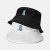 Sombrero de pescador estilo coreano con estampado de dinosaurio pequeño y lindo para hombres y mujeres, estudiantes, para exteriores, informal, para el sol, de moda.