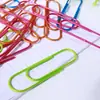 Clipes de papel com revestimento plástico de 100 mm / Clipes de papel coloridos suprimentos de escritório garantia de qualidade
