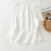 Sudeste Asiático Cruzamento de Fronteira Primavera e Verão Roupa Exterior sem Mangas Roupa Íntima Camisola de Algodão Linho Cor Sólida Regata Comércio Exterior Dropshipping
