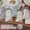 Meias Delicadas com Babados Florais para Mulheres, Meias Longas Doces de Renda Japonesa, Meias Mid-Calf Sem Costura Ultrafinas e Respiráveis Estilo Ballet para Primavera e Verão