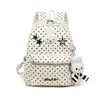 Transfronterizo 2026 Primavera Nuevo Estilo Coreano Lindo Conejo Mochila para Mujeres Diaria Casual Lunares Mochila Bolso de Mujer