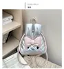 Moda Nueva Primavera 2026 Lindo Dibujo Animado de Conejito Versátil Simple de Alto Valor Bolso de Hombro Único y Mochila