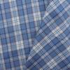 Tela de sarga teñida con hilo de poliéster Jilan, con cuadros azules, para falda plisada de uniforme JK, para vestido y lunares