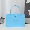 Nova bolsa de feltro de mão de urso feminino acompanhando presente simples e conveniente cor sólida de compras bolsa de feltro de grande capacidade
