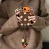 Funda Adecuada para Teléfono Móvil Apple 17Promax con Correa de Cuello Modelo de Nicho Iphone16 No Colisionante 15 Lujo Accesible 14 Lily
